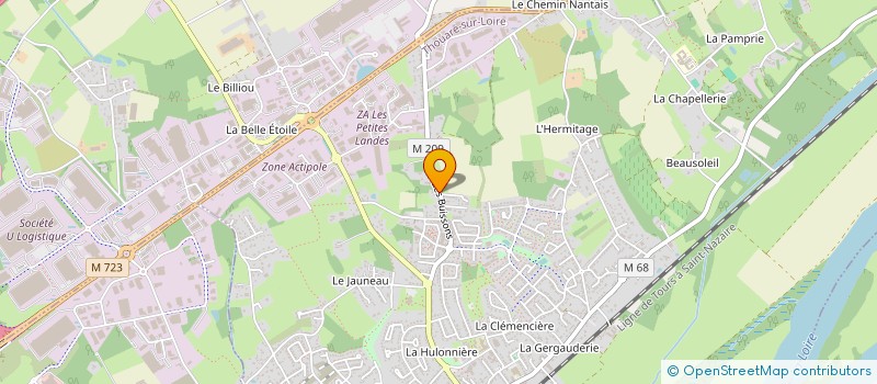 localisation de l'entreprise SCI TY GOUAR  THOUARE-SUR-LOIRE