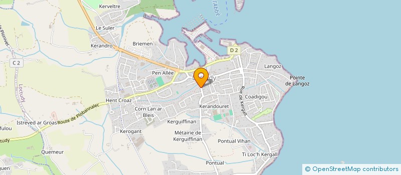 localisation de l'entreprise SCI TY GWENAN  LOCTUDY