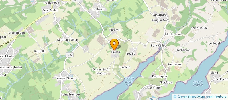 localisation de l'entreprise SCI TY JACO  PLOUGASTEL-DAOULAS