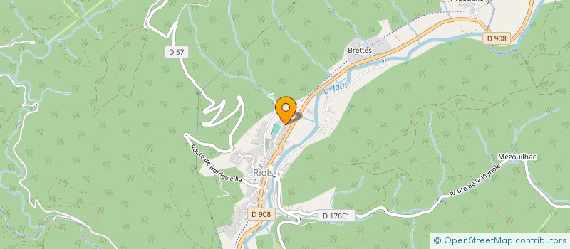 localisation de l'entreprise SCI TY KAZ COAD  RIOLS