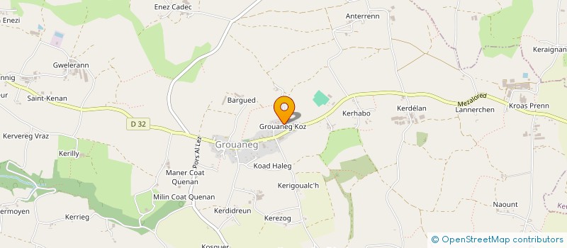 localisation de l'entreprise SCI TY KEAR COZ  PLOUGUERNEAU