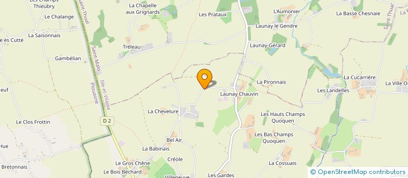 localisation de l'entreprise SCI TY KERN  LONGAULNAY