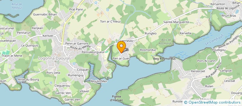 localisation de l'entreprise SCI TY KICHEN MOR  LOGONNA-DAOULAS