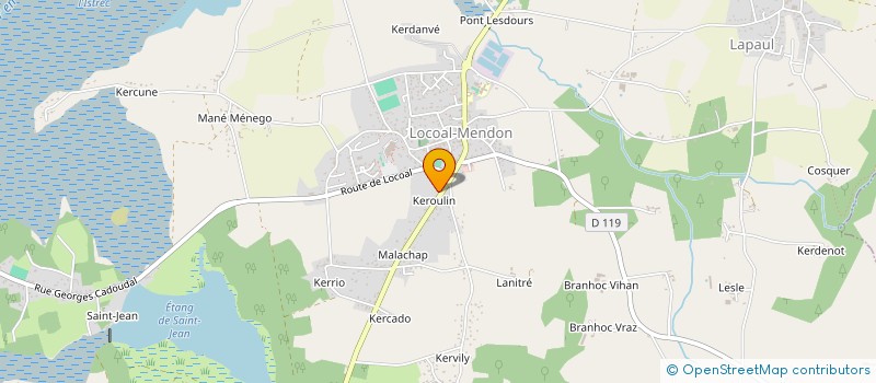 localisation de l'entreprise SCI TY KIZHIER BIHAN  LOCOAL-MENDON