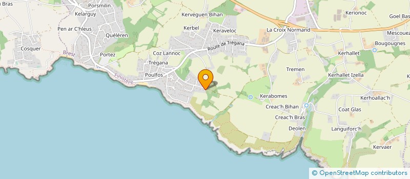 localisation de l'entreprise SCI TY KUZET  LOCMARIA-PLOUZANE