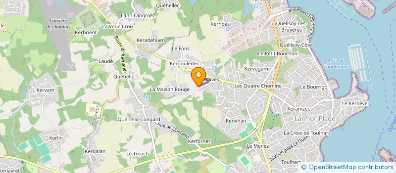 localisation de l'entreprise SCI TY LERAT  LARMOR-PLAGE