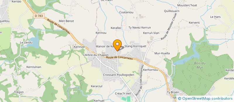 localisation de l'entreprise SCI TY MA BRO  SAINT-EVARZEC