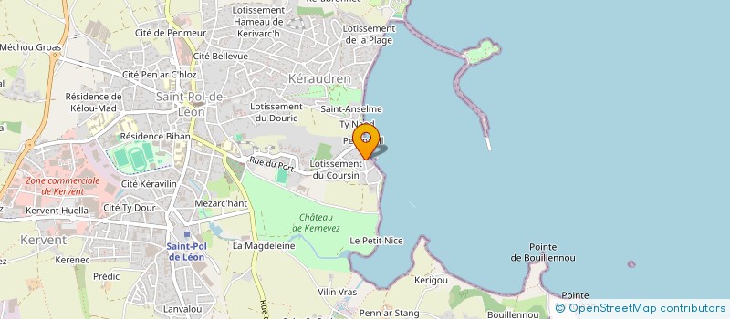 localisation de l'entreprise SCI TY MAEN  SAINT-POL-DE-LEON