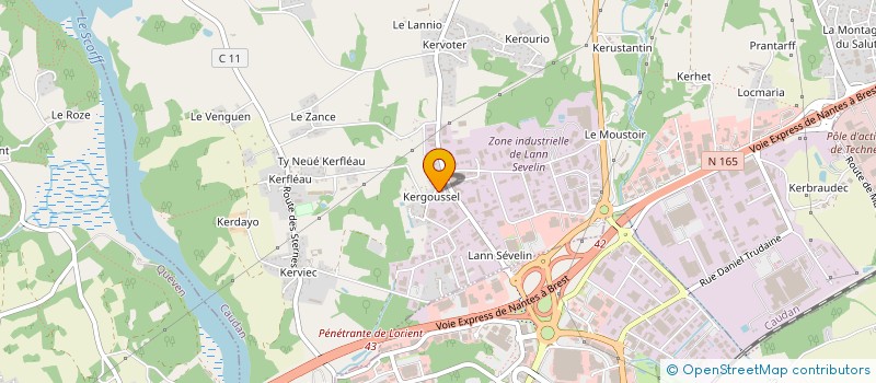 localisation de l'entreprise SCI TY MAM  CAUDAN