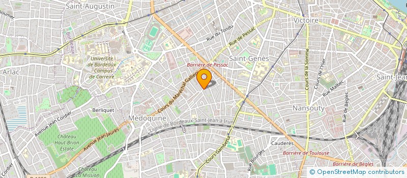 localisation de l'entreprise SCI TY MAM GOZ  TALENCE