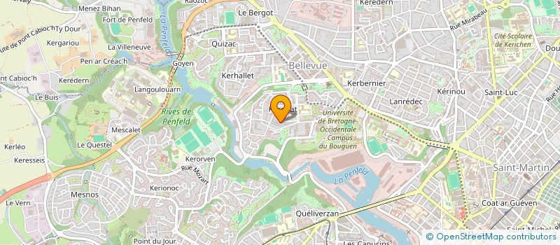 localisation de l'entreprise SCI TY MARIE LOUISE  BREST