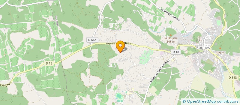 localisation de l'entreprise SCI TY MAS  ELLIANT