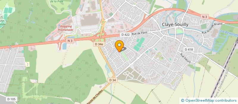 localisation de l'entreprise SCI TY MELACO  CLAYE-SOUILLY