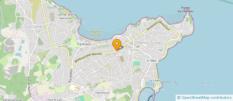 localisation de l'entreprise SCI TY MERMARA  PERROS-GUIREC