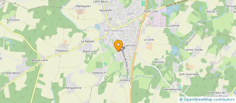 localisation de l'entreprise SCI TY-MOR  MERLEVENEZ