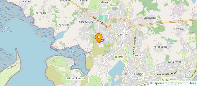 localisation de l'entreprise SCI TY MORBRAZ  CARNAC