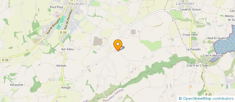 localisation de l'entreprise SCI TY MOUSS  PLEUBIAN
