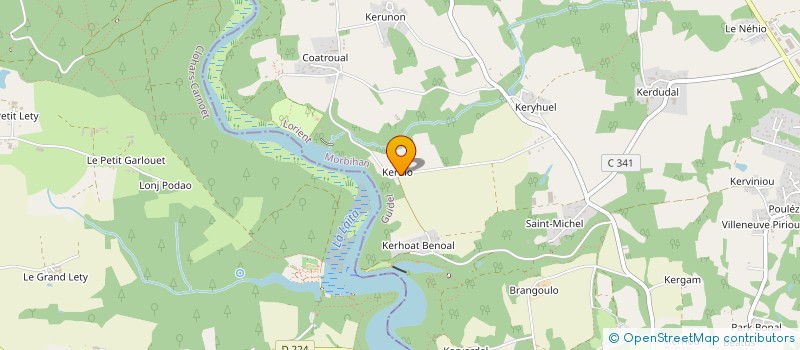 localisation de l'entreprise SCI TY NANOULOU  GUIDEL