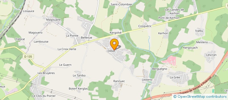 localisation de l'entreprise SCI TY NEHUE  SAINT-NOLFF