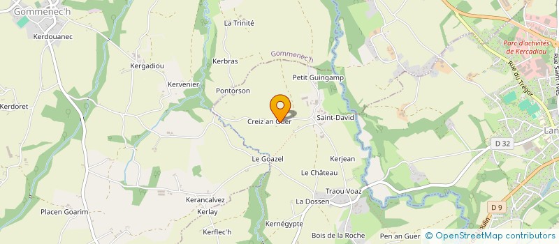 localisation de l'entreprise SCI TY NEVEZ  GOUDELIN