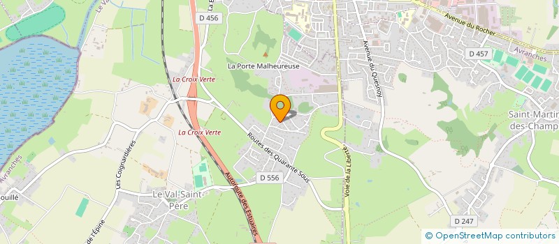 localisation de l'entreprise SCI TY-ORTHO  LE VAL-SAINT-PERE