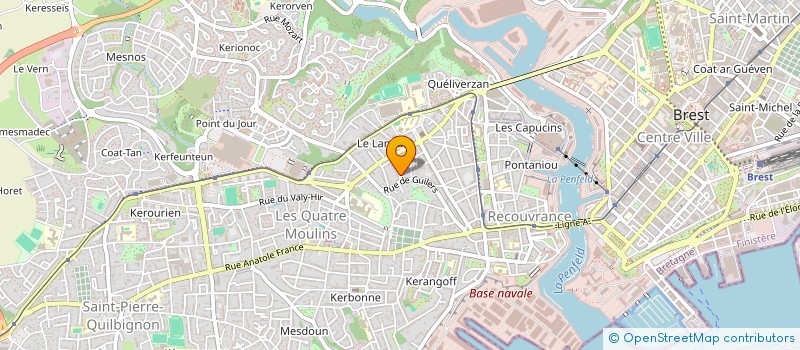 localisation de l'entreprise SCI TY PELLEN  BREST