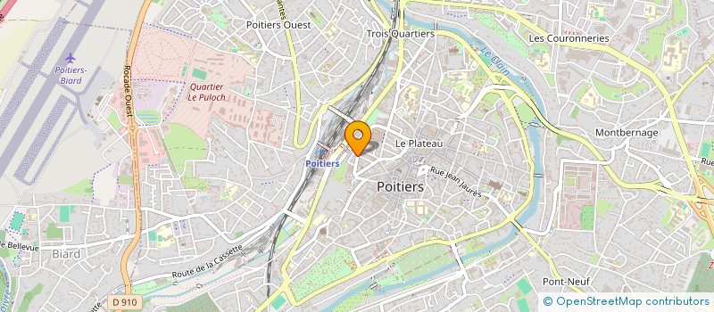 localisation de l'entreprise SCI TY PERSON  POITIERS