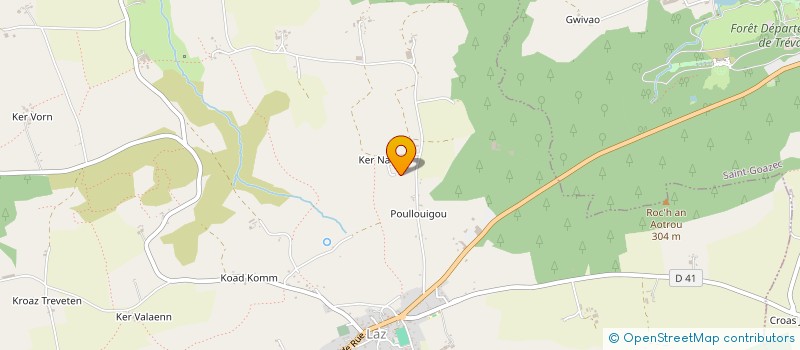 localisation de l'entreprise SCI TY PITOU  LAZ