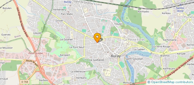 localisation de l'entreprise SCI TY RHUM  PLOUGOUMELEN