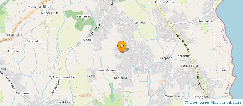 localisation de l'entreprise SCI TY ROMA  FOUESNANT