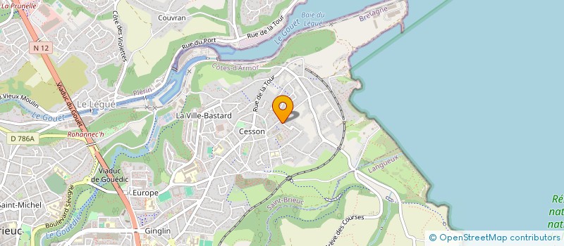 localisation de l'entreprise SCI TY SAB à SAINT-BRIEUC