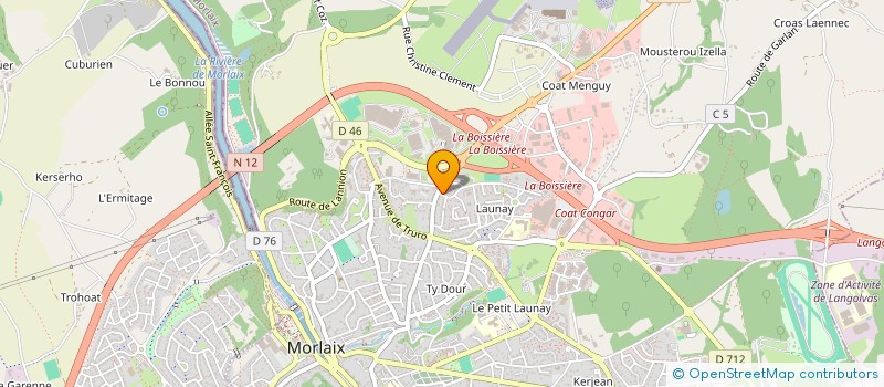 localisation de l'entreprise SCI TY YANN  SAINTE-SEVE