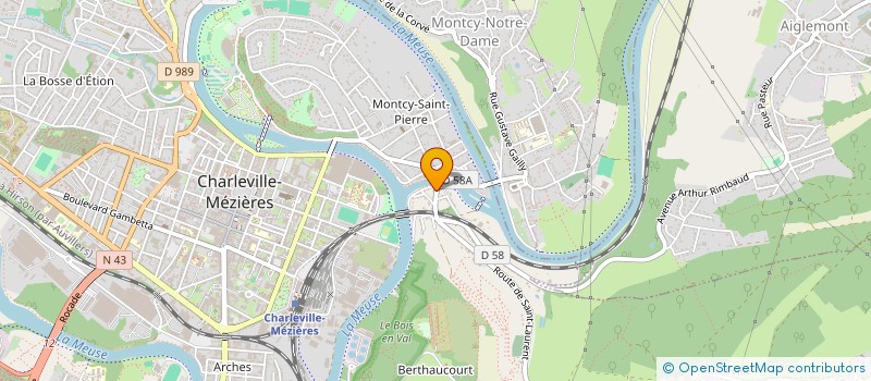 localisation de l'entreprise SCI TYAGO à CHARLEVILLE-MEZIERES
