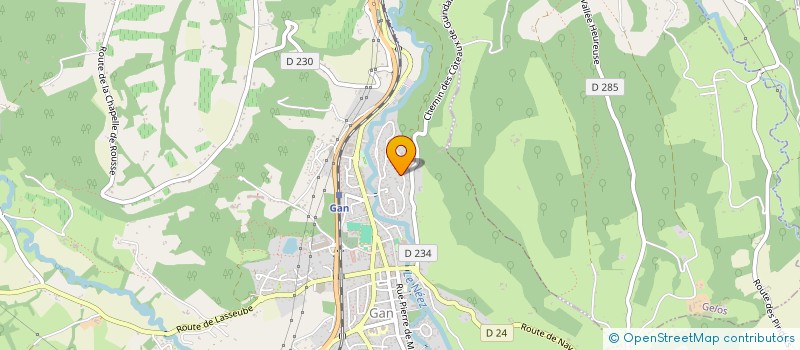 localisation de l'entreprise SCI TYC  GAN