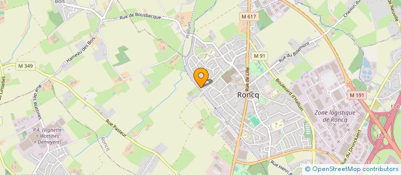 localisation de l'entreprise SCI TYCA à RONCQ