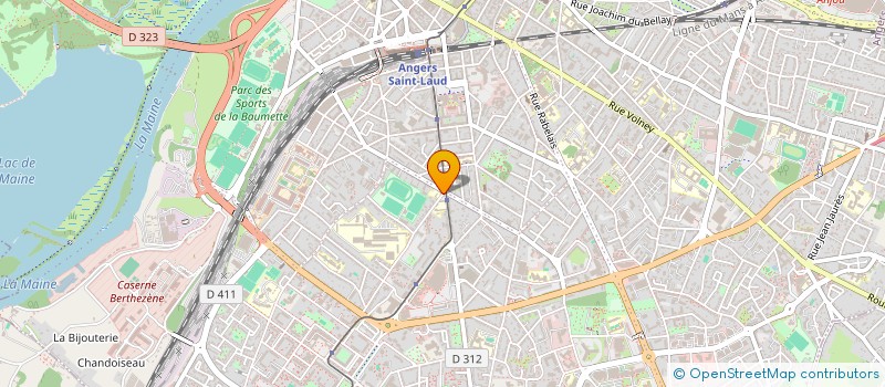 localisation de l'entreprise SCI TYCAM à ANGERS