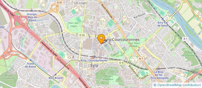 localisation de l'entreprise SCI TYCHE à EVRY-COURCOURONNES