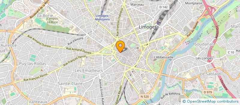 localisation de l'entreprise SCI TYCHE à LIMOGES