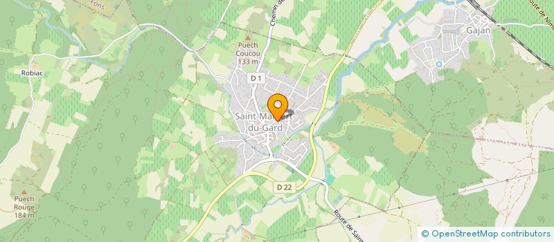 localisation de l'entreprise SCI TYCHRIS  SAINT-MAMERT-DU-GARD