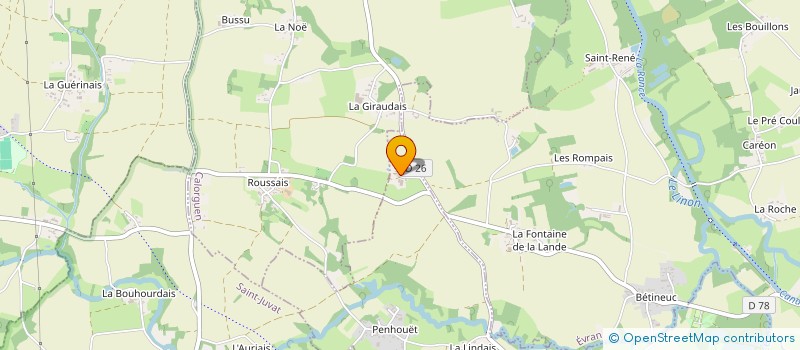 localisation de l'entreprise SCI TYCLO  SAINT-ANDRE-DES-EAUX