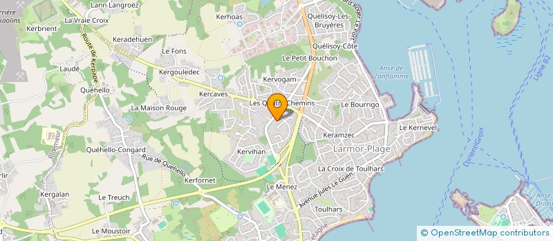 localisation de l'entreprise SCI TYCO  LARMOR-PLAGE