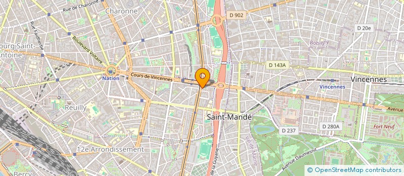 localisation de l'entreprise SCI TYDAN  PARIS