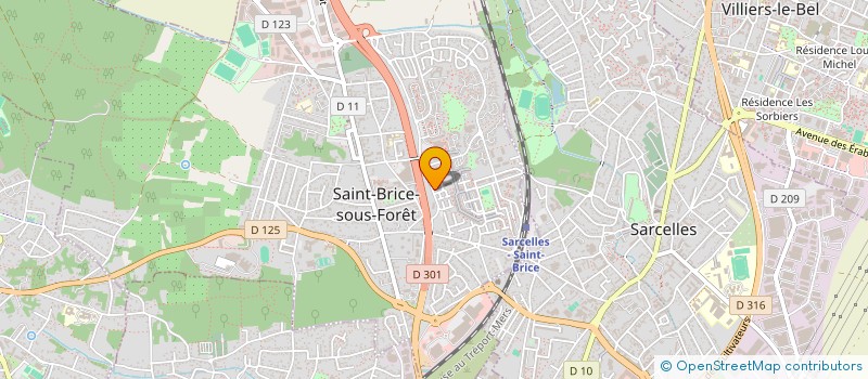 localisation de l'entreprise SCI TYGNEL à SAINT-BRICE-SOUS-FORET