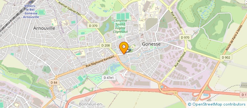 localisation de l'entreprise SCI TYHM  GONESSE