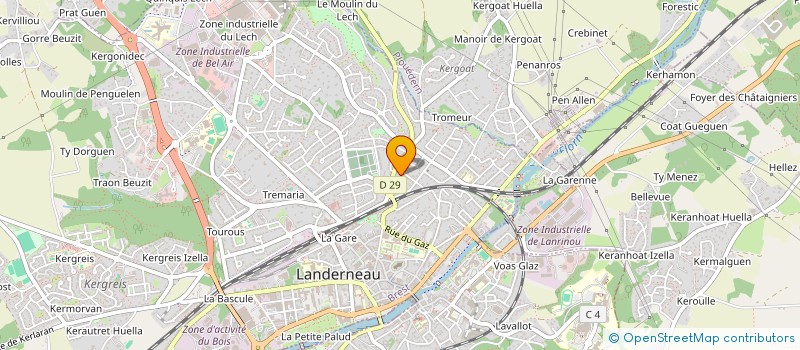 localisation de l'entreprise SCI TYKAMAKA  LANDERNEAU