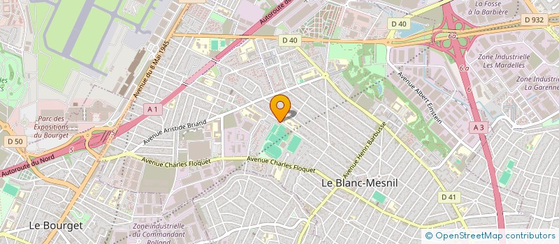 localisation de l'entreprise SCI TYKESS à LE BLANC-MESNIL