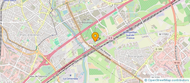 localisation de l'entreprise SCI TYL à MONTPELLIER