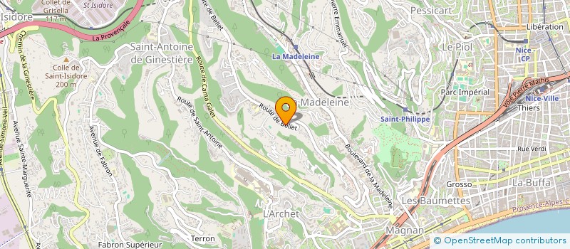 localisation de l'entreprise SCI TYLEYAN à NICE