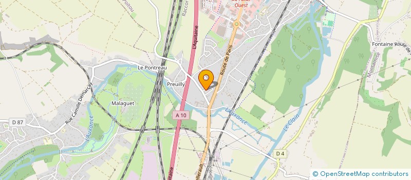 localisation de l'entreprise SCI TYLUNA  CHASSENEUIL-DU-POITOU