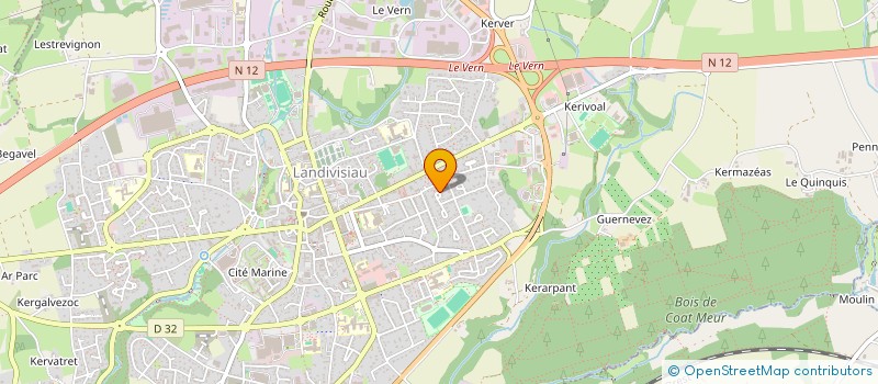 localisation de l'entreprise SCI TYLUNA  LANDIVISIAU